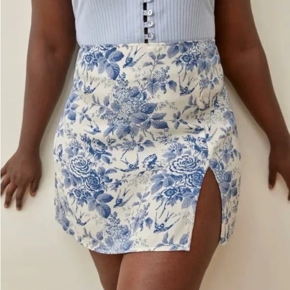 NWOT Reformation Margot Skirt Pompadour